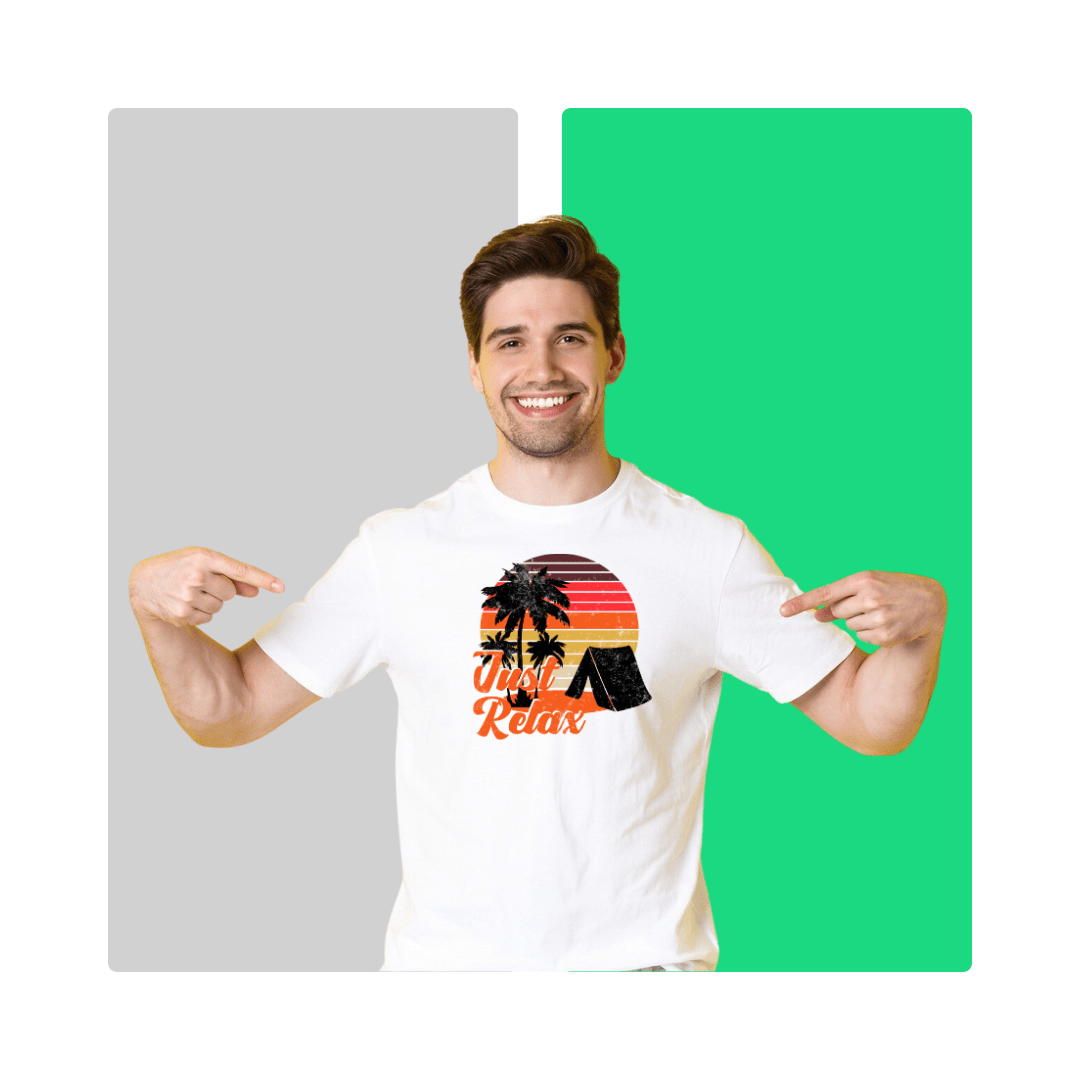 playera con estampado de ejemplo