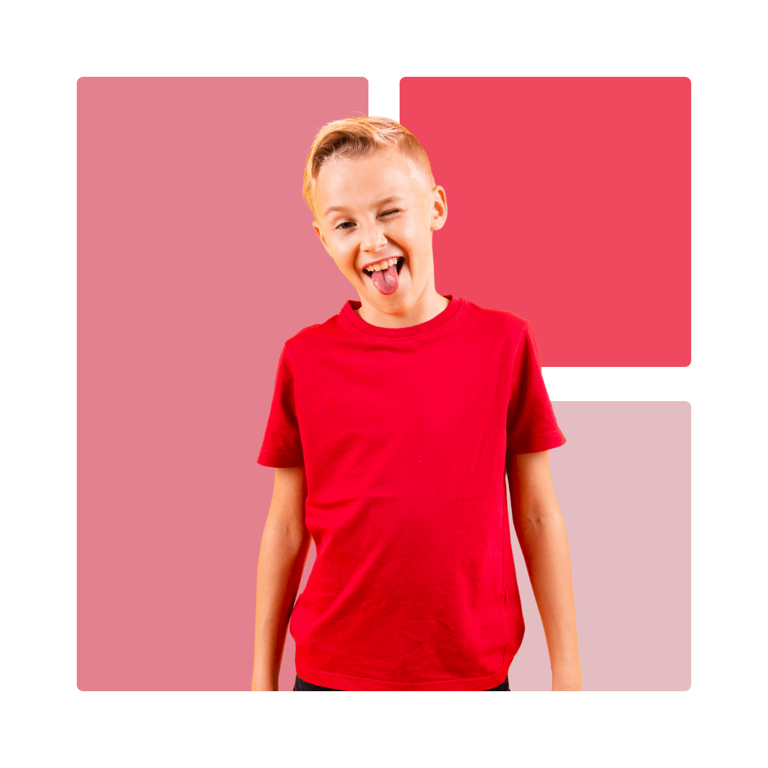 Paquete de playeras cuello redondo para niño calidad irregular